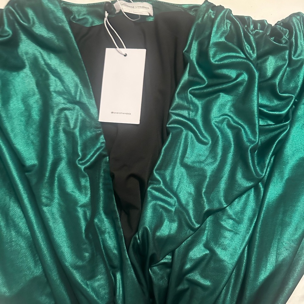 Lovers + Friends Envy Green Marissa Bodysuit - Picture 2 of 4